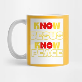 Know Jesus Know Peace 2024 Mug